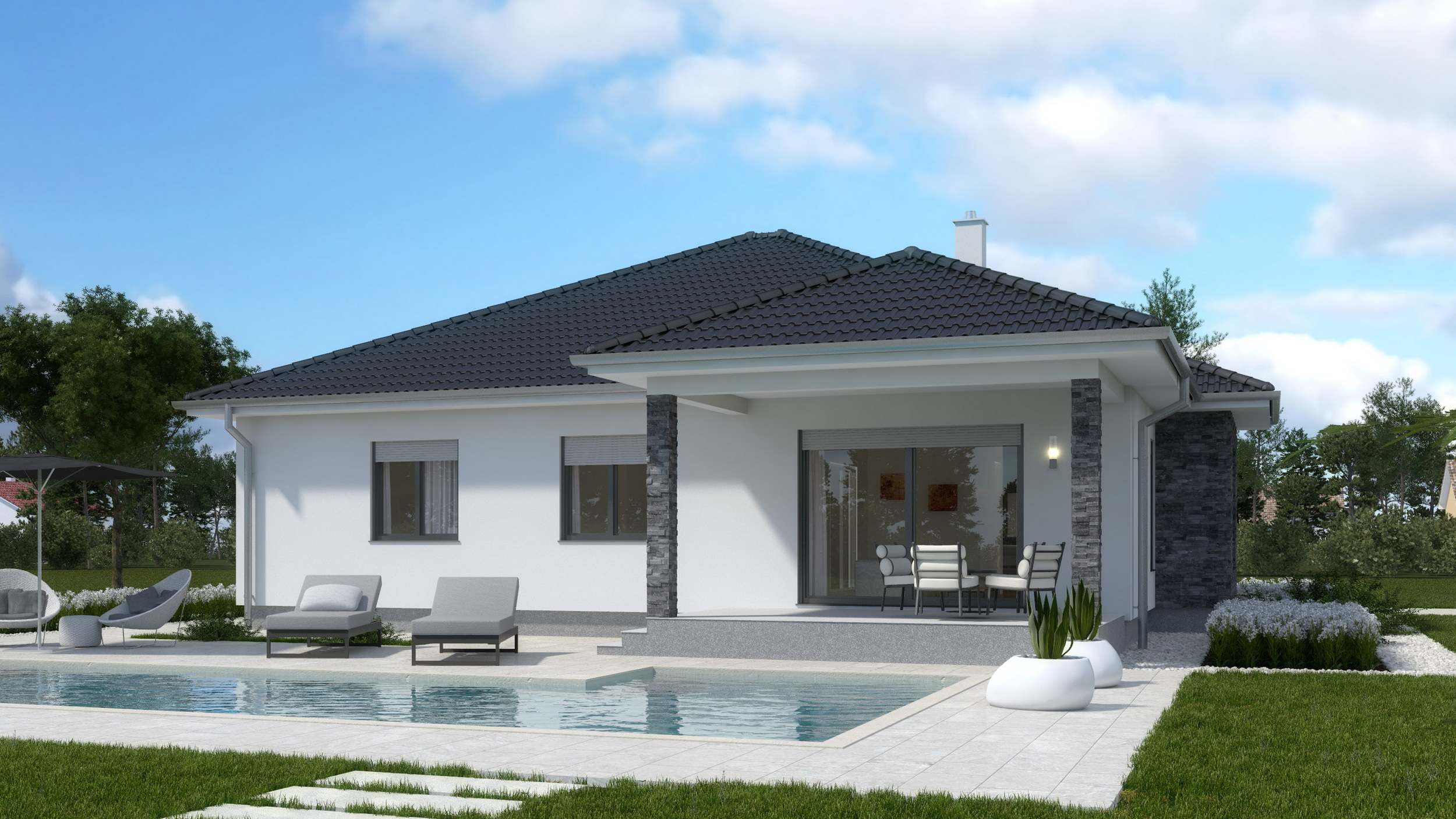 Fertighaus Anamarija – Bungalow 153 m²