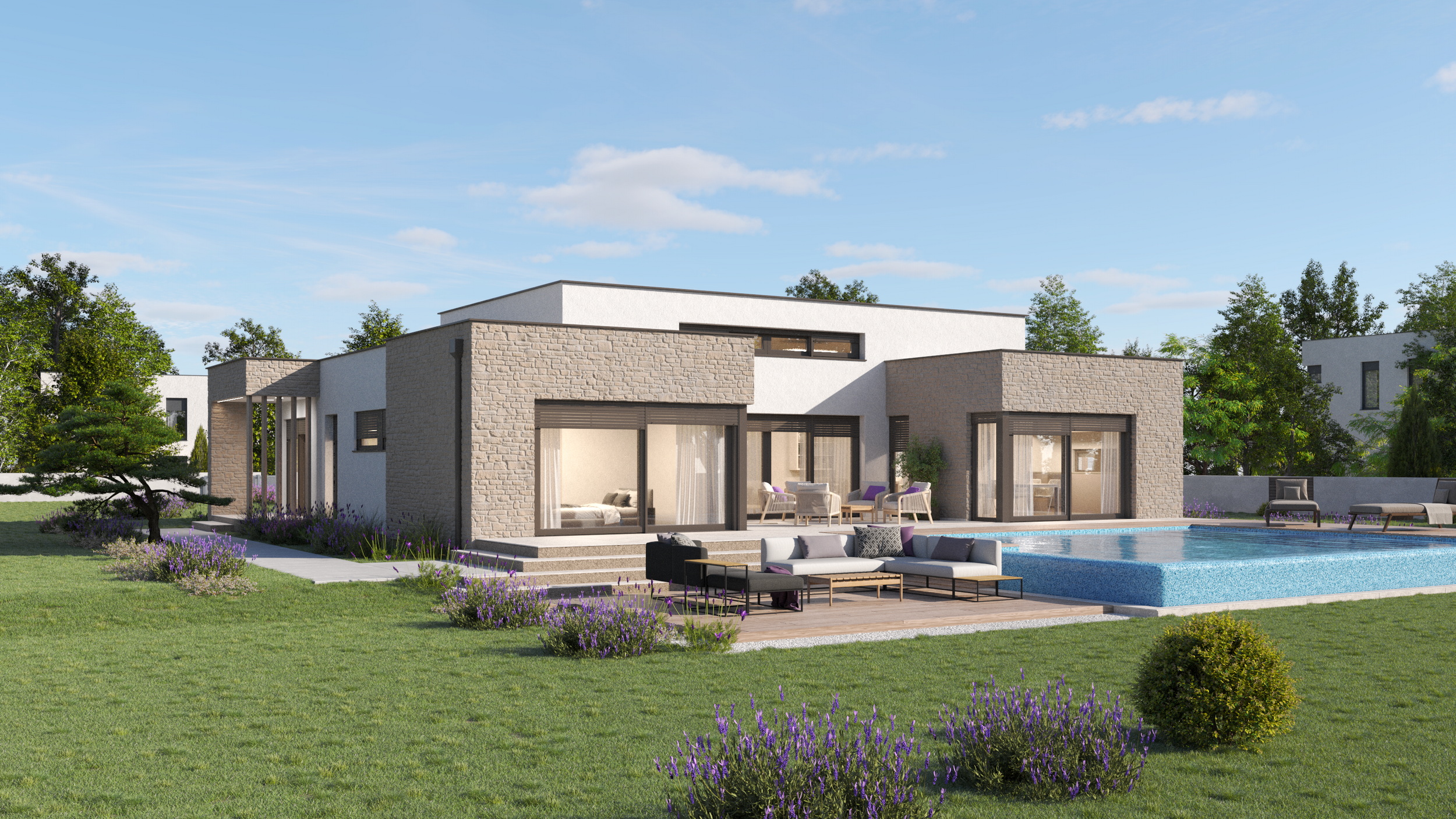 Fertighaus Edita – Bungalow 200 m²