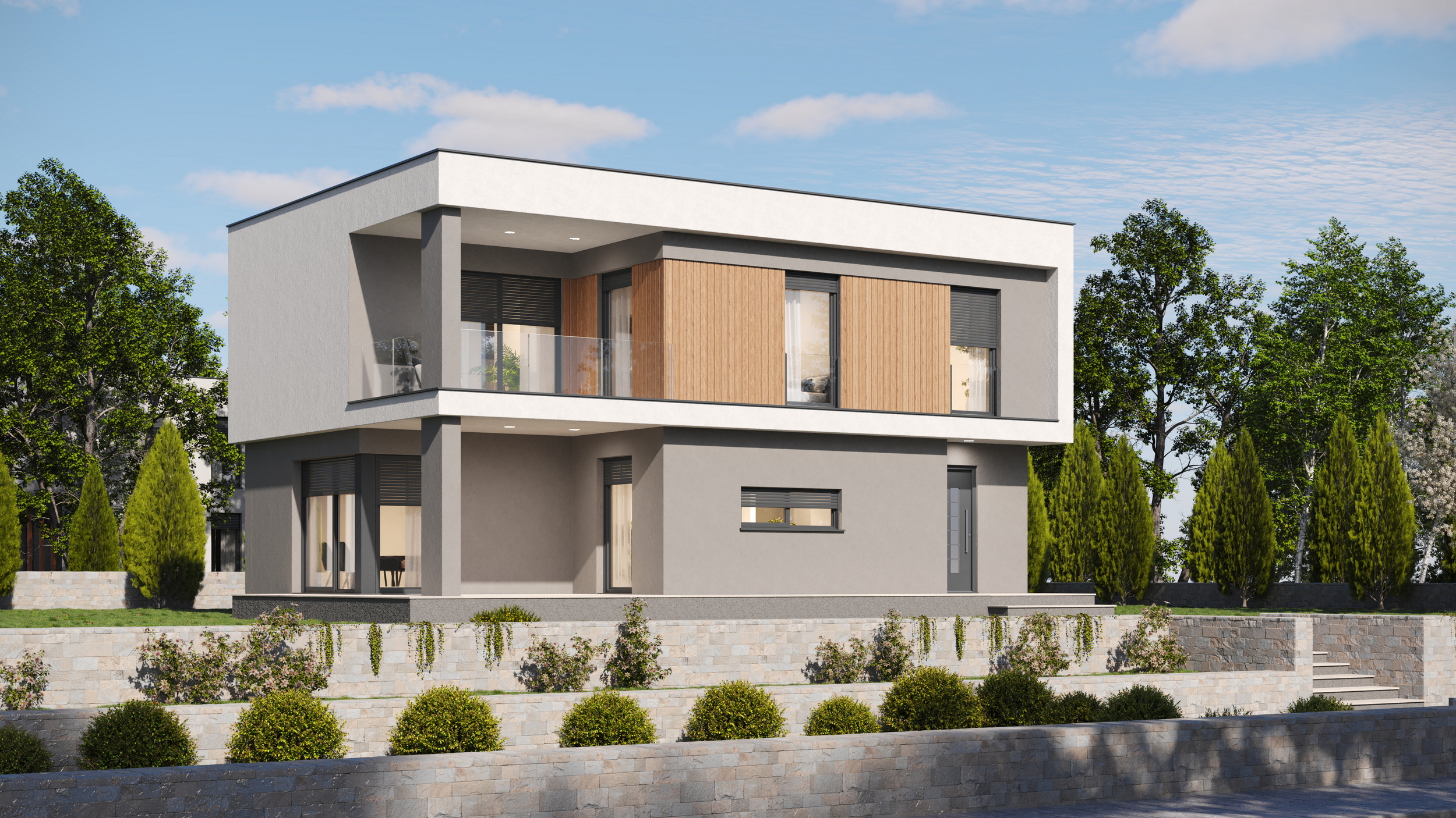 Fertighaus Elena – mit Obergeschoss 140 m²