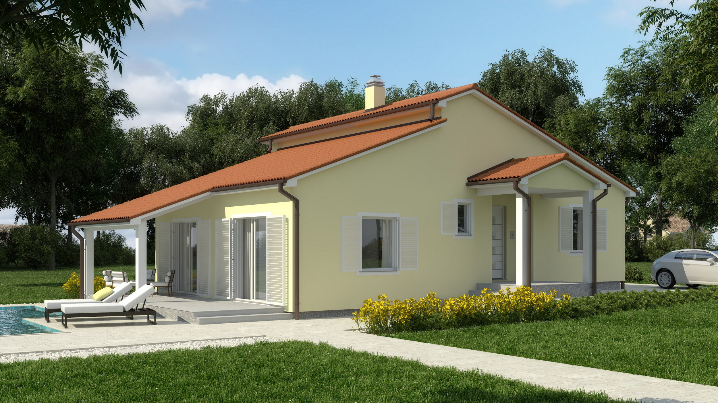 Fertighaus Elis – Bungalow 105 m²