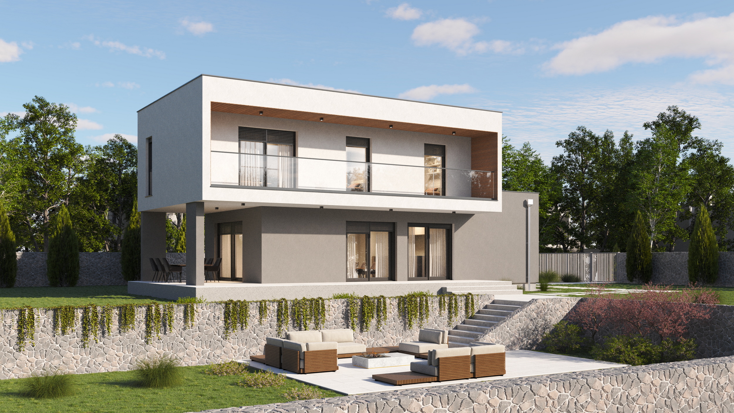 Fertighaus Gloria – mit Obergeschoss 148 m²