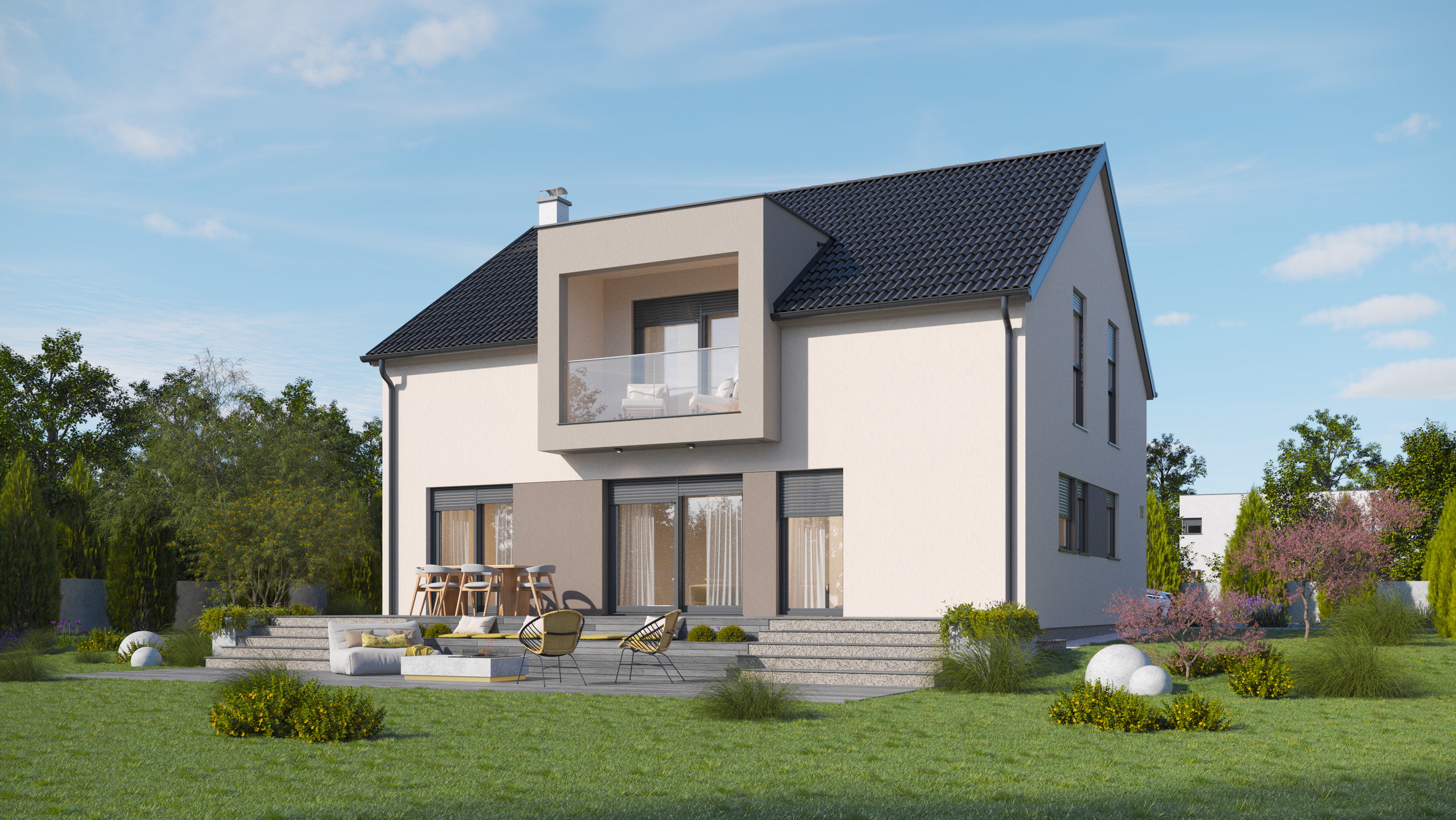 Fertighaus Laura – mit Dachgeschoss 176 m²