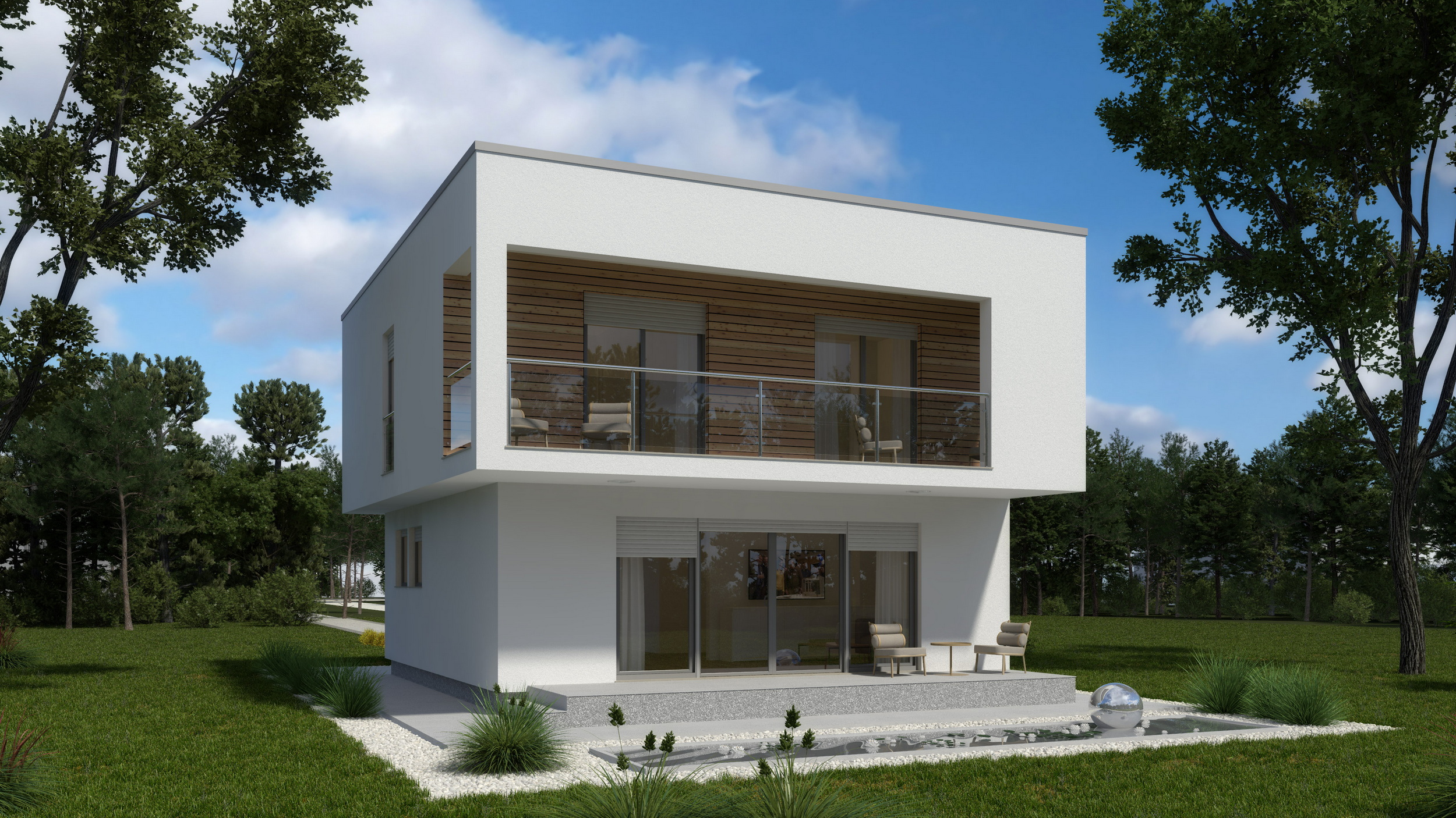 Fertighaus Lidija – mit Obergeschoss 134 m²