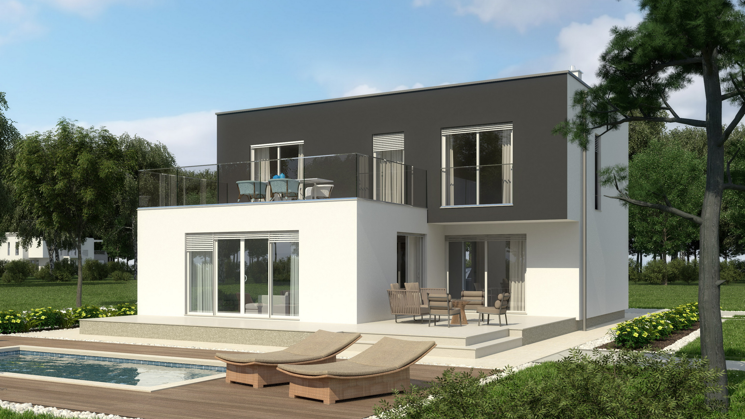 Fertighaus Luna – mit Obergeschoss 178 m²