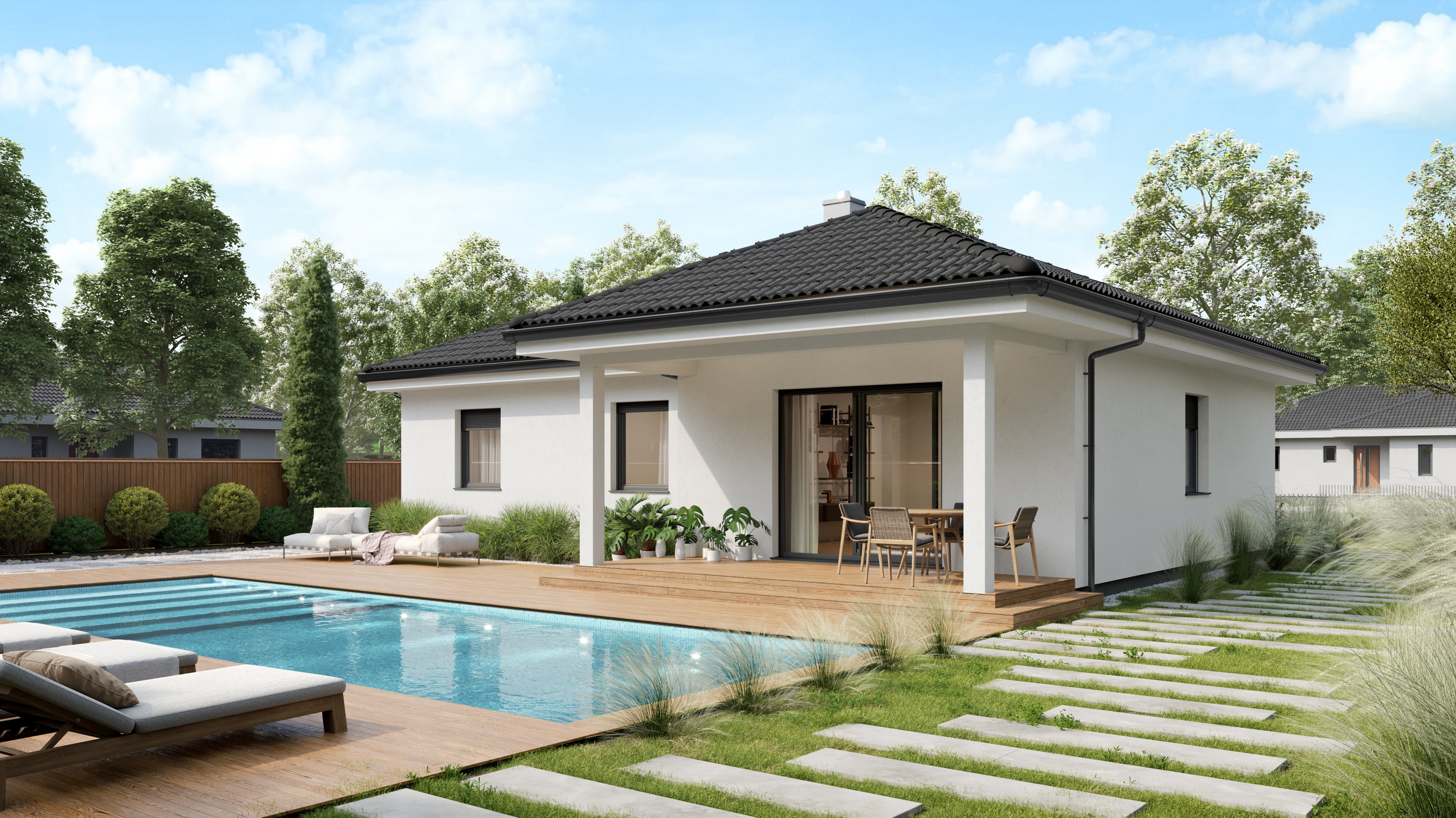 Fertighaus Marinela – Bungalow 103 m²