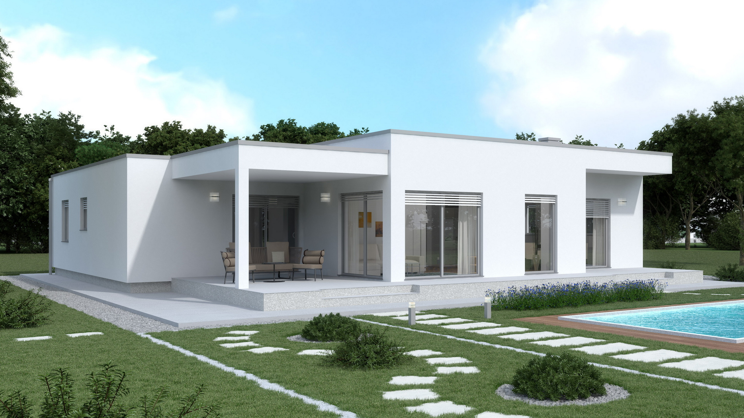 Fertighaus Rina – Bungalow 162 m²
