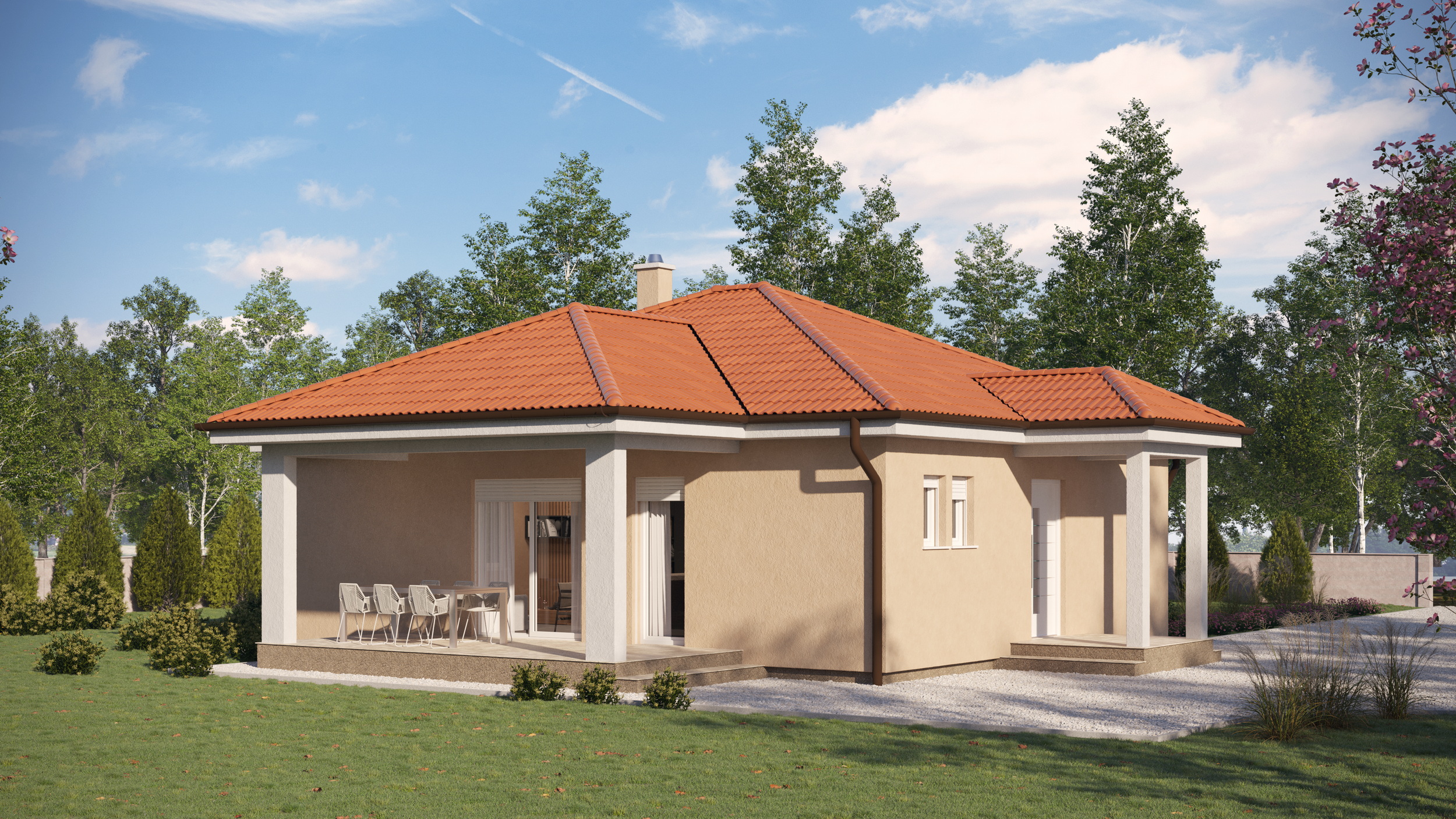 Fertighaus Vanesa – Bungalow 82 m²