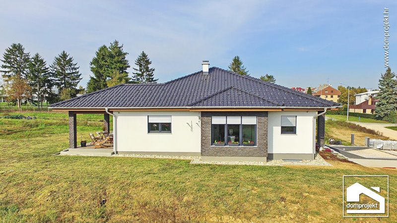 Energieeffizientes Fertighaus Bungalow Križevci