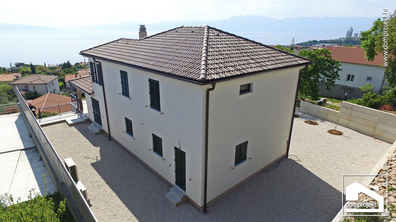 Familienfreundliches Fertighaus mit Obergeschoss Kostrena Sveta Lucija