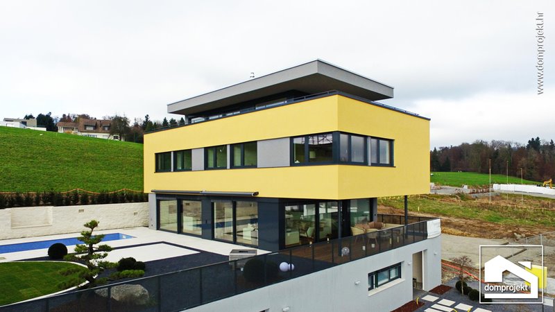 Fertighaus mit Pool Baar