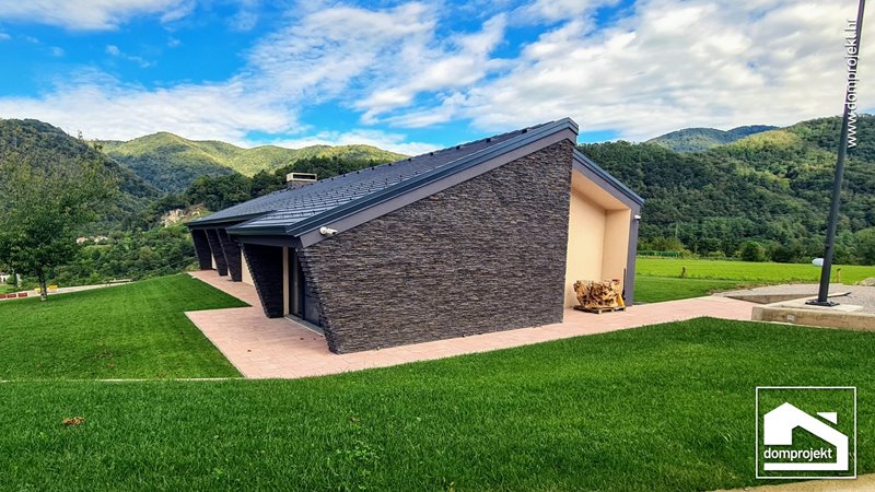Modernes Fertighaus Bungalow Bodrež