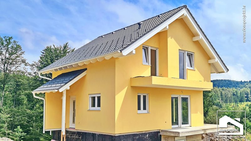 Modernes Fertighaus mit Dachgeschoss Delnice