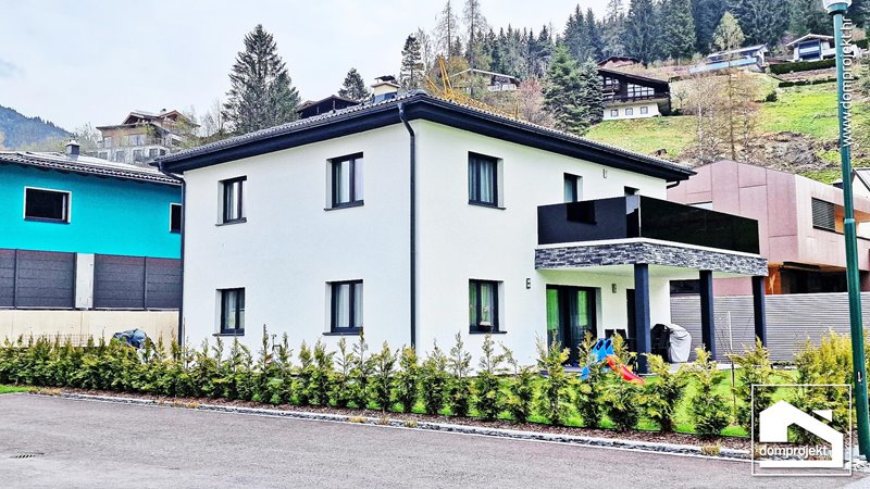 Modernes Fertighaus mit Obergeschoss Eben im Pongau