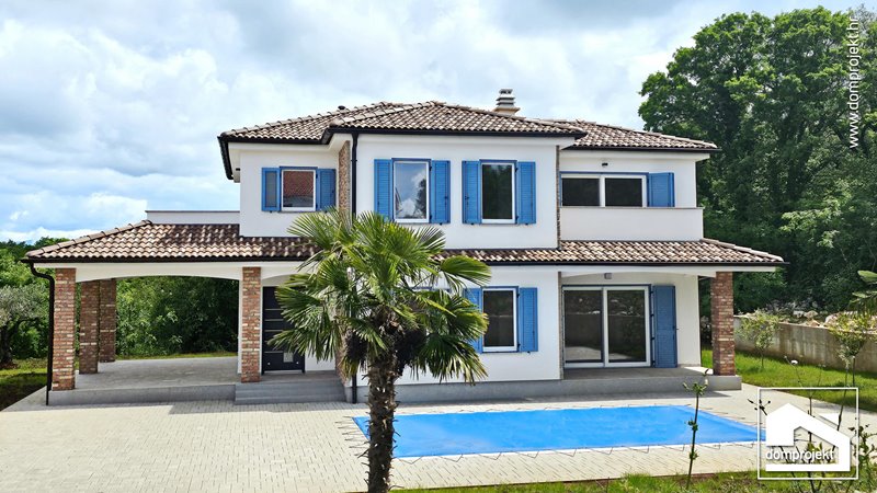 Fertighaus mit Pool Gabonjin