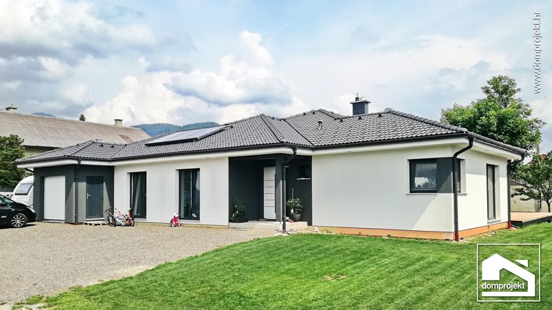 Modernes Fertighaus Bungalow Gassing