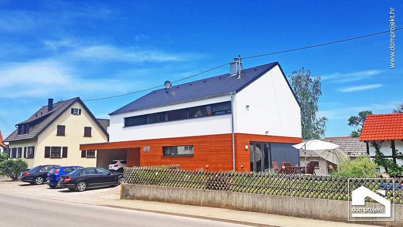 Modernes Fertighaus mit Obergeschoss Harthausen