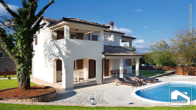 Fertighaus mit Pool Labin