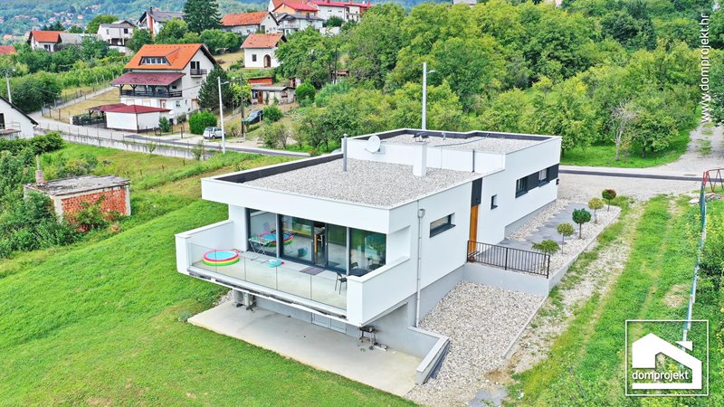 Modernes Fertighaus Bungalow Zagreb