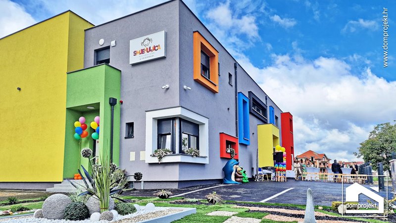 Moderner Kindergarten in Fertigbauweise Ludbreg