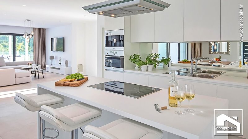 Modernes Fertighaus mit Pool Sinj