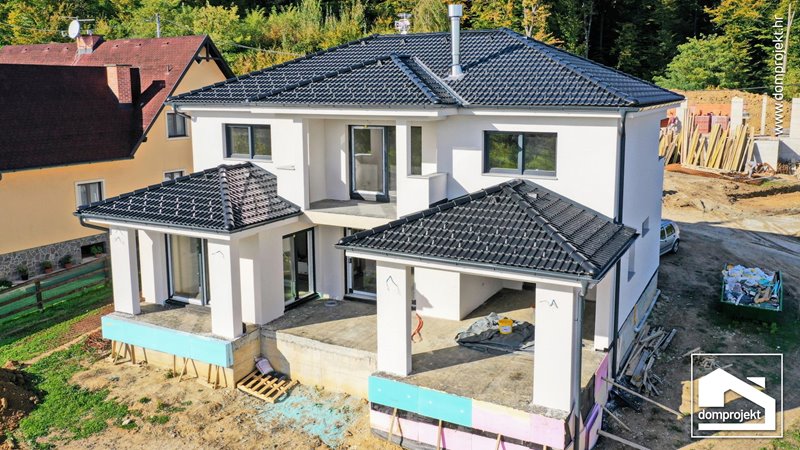 Komfortables Fertighaus mit Obergeschoss Brdovec
