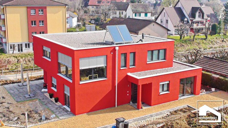 Modernes Fertighaus mit Obergeschoss Courrendlin