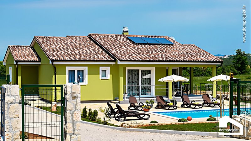 Fertighaus mit Pool Labin