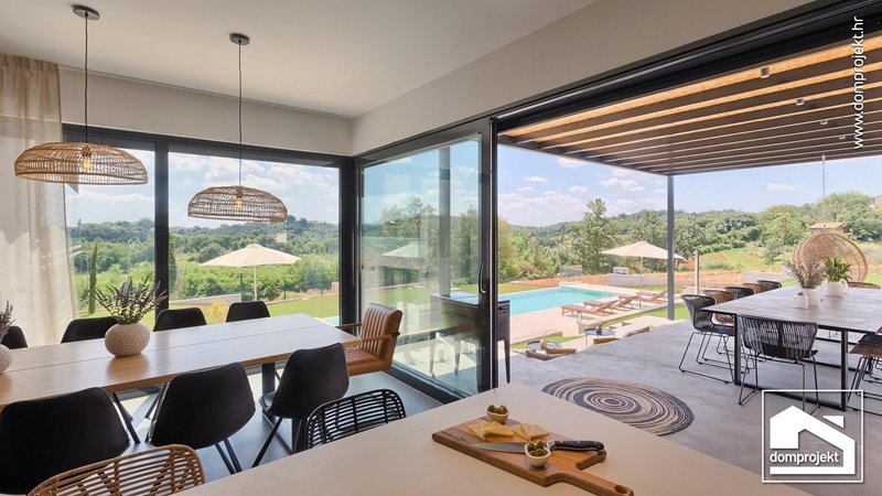 Energieeffizientes Fertighaus mit Pool Škrapi