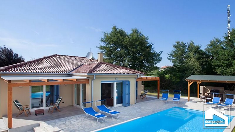 Hochwertiges Fertighaus Bungalow Grožnjan