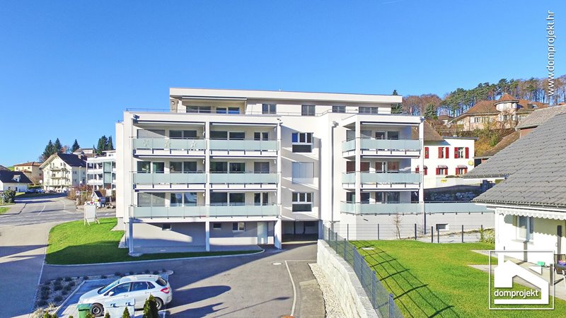 Modernes Mehrfamilienhaus in Fertigbauweise Pfaffnau
