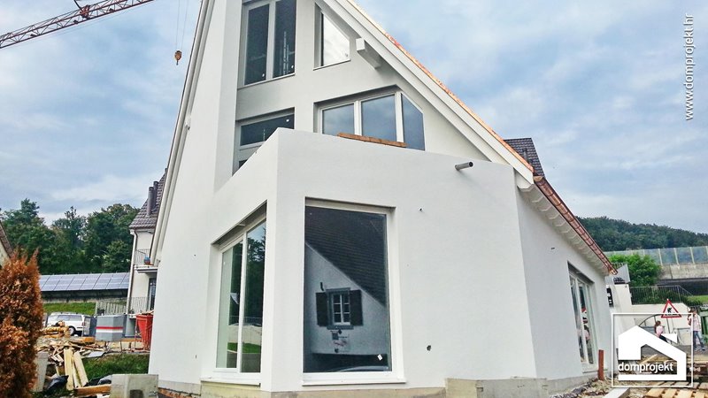 Modernes Fertighaus Giebenach
