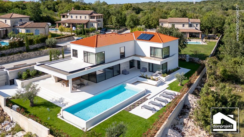 Modernes Fertighaus mit Obergeschoss Sveti Lovreč Pazenatički