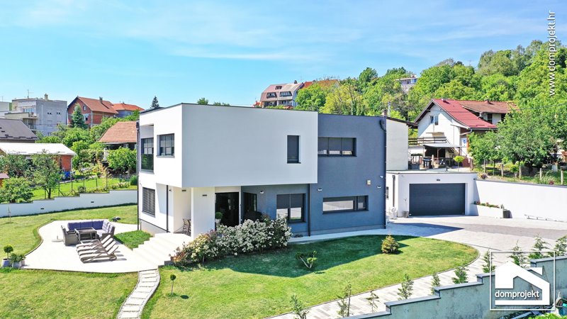 Modernes Fertighaus Zagreb