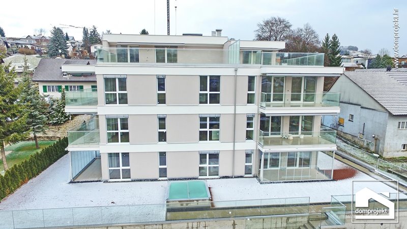 Modernes Wohngebäude in Fertigbauweise Lengnau