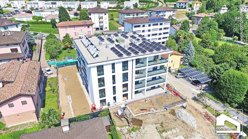 Modernes Wohngebäude in Fertigbauweise Vacallo