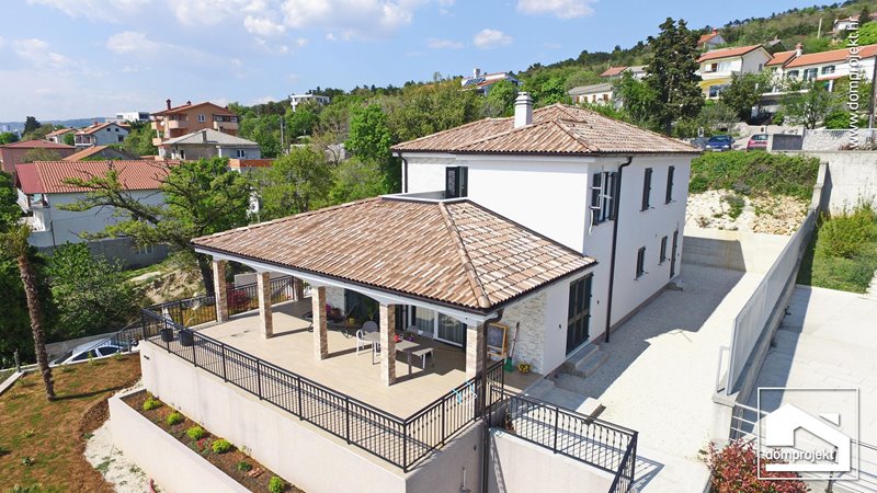 Energieeffizientes Fertighaus mit Obergeschoss Kostrena Sveta Lucija