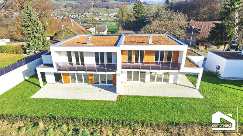 Energieeffizientes Fertighaus mit Obergeschoss Triengen