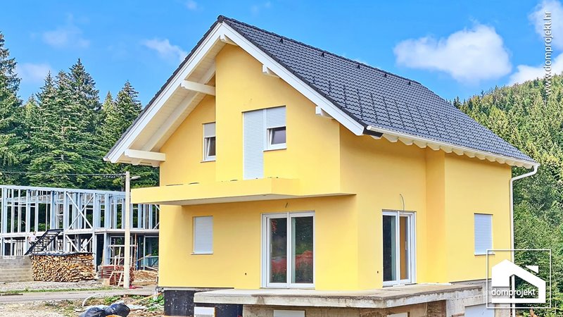 Komfortables Fertighaus mit Dachgeschoss Delnice