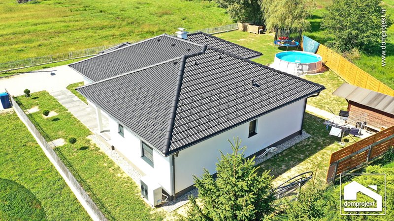 Familienfreundliches Fertighaus Bungalow Brezje
