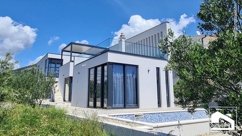 Energieeffizientes Fertighaus mit Obergeschoss Seget Vranjica