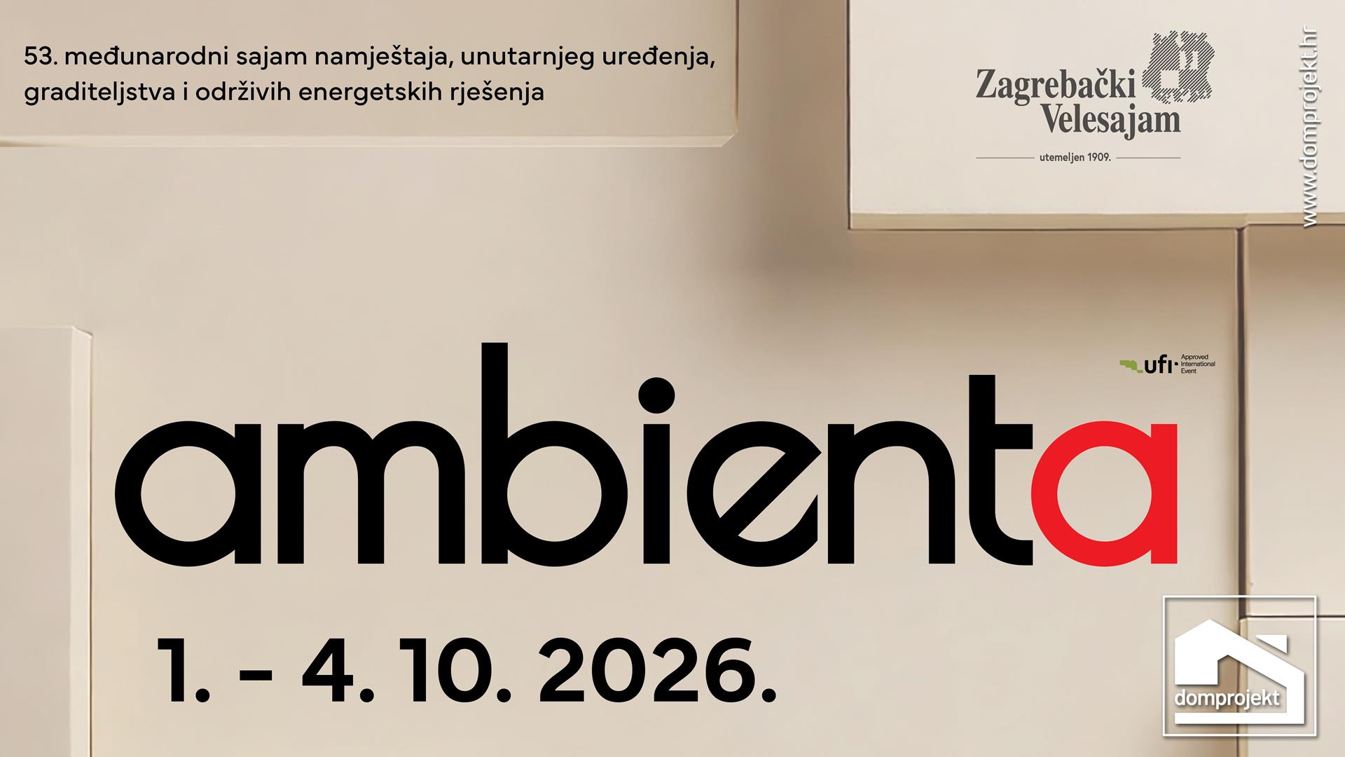 Ambienta Messe 2026 @Messe Zagreb